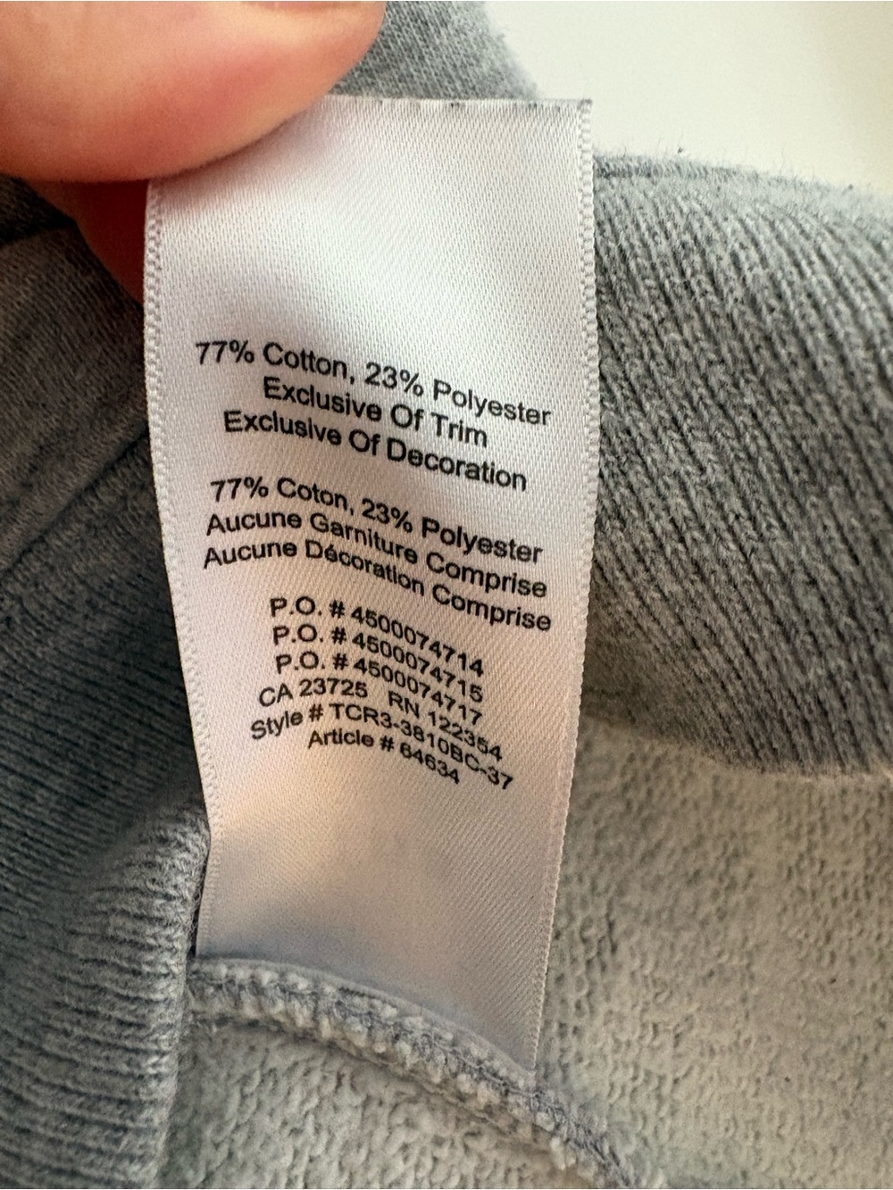 Aritzia TNA Gray Relaxed Crewneck Sweatshirt size S - Picture 6 of 8